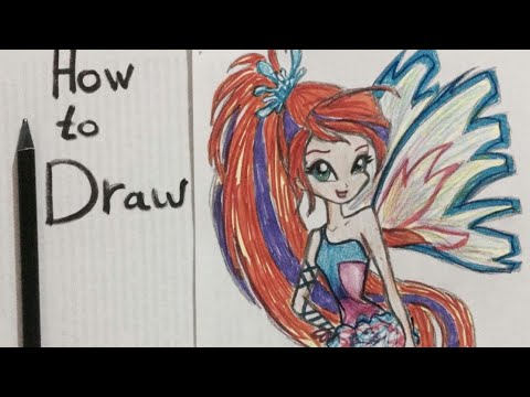 How To Draw Bloom (Sirenix) - Winx club