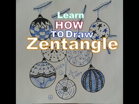 How To Draw Complex Zentangle Art Design For Beginners, Easy Tutorial Doodle Drawing Step By Step