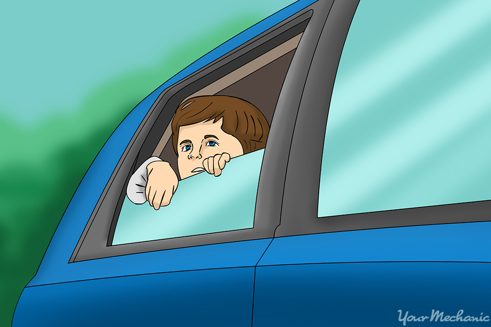 How To Fix Common Electric Window Issues - 1 child looking out half-rolled down back car window.jpg