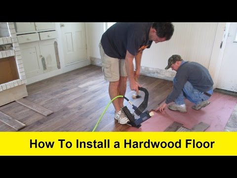 How To Install a Hardwood Floor