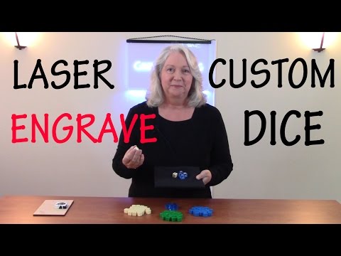 How To Laser Engrave Custom Dice