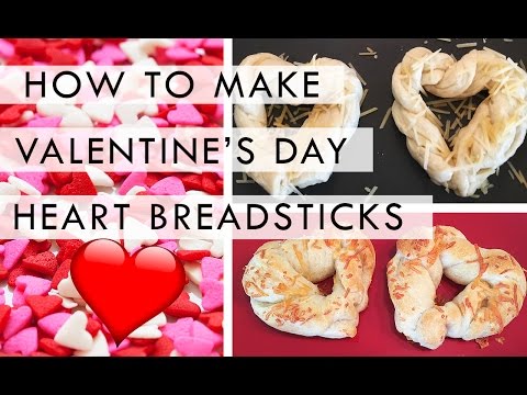 How To Make: Valentine's Day Heart Breadsticks
