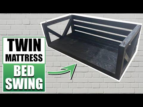 How To Make A Bed Swing | Twin Mattress Porch Swing Bed