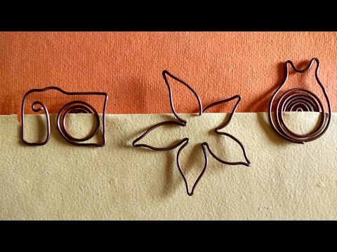 How To Make A Bookmark With Copper Wire | DIY Back To School Supplies