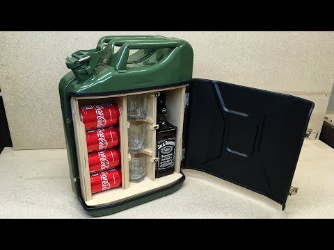 How To Make A Mini Bar From Jerry Can