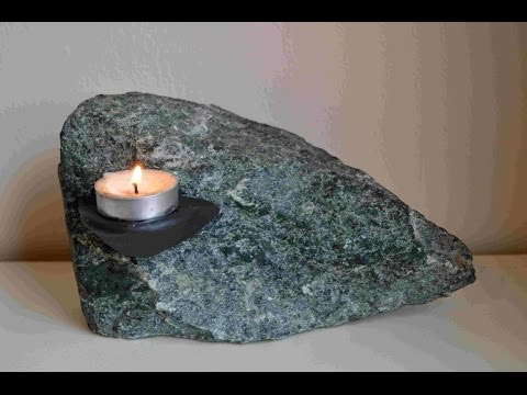 How To Make A Stone Candle Holder With Polymer Clay