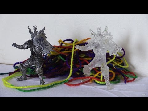 How To Make A Two Part Mold And Cast Crystal Clear Midieval Knight Action Figures