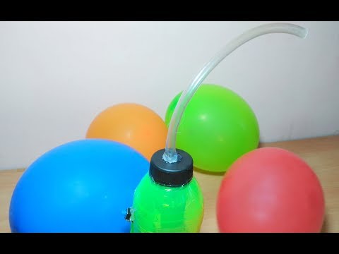 How To Make Air Pump For Balloons - Easy Project