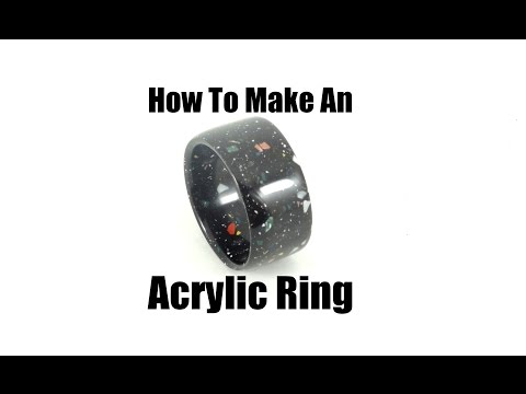 How To Make An Acrylic Ring Using Corian