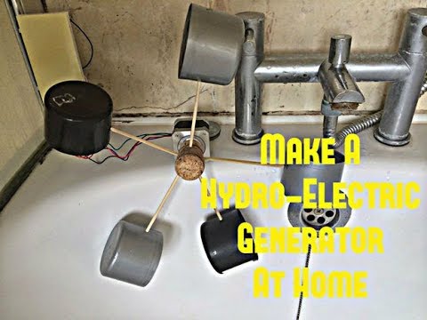 How To Make An Electric Turbine (Kinetic Electric Generator) From Scrap | StudentBuilds