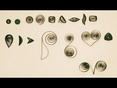 How To Make Basic Quilling Shapes | Quilling Made Easy | Tutorial For Beginners