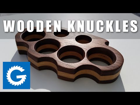 How To Make Brass Knuckles [Wooden Knuckle Dusters]