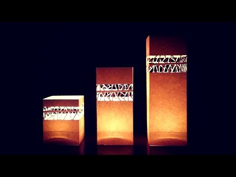 How To Make Candle Votive Using Paper | Paper Cutting Art