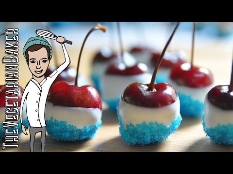 How To Make Cherry Bombs | Vodka Infused Cherries | TheVegetarianBaker