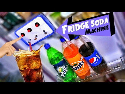 How To Make Coca Cola Soda Fountain Machine - Cold Drinks Dispenser Machine at your Home Fridge