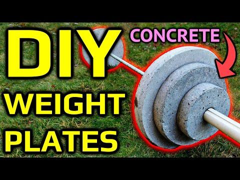 How To Make Concrete Weight Plates - DIY Homemade Gym Weights Guide