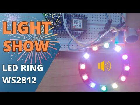 How To Make DIY Music Reactive RGB LED Ring (WS2812B) using Visuino