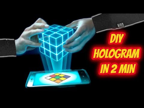 How To Make Hologram Projector In 2 Minutes