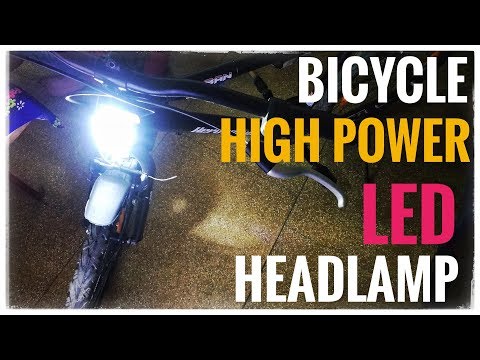 How To Make LED Headlight for Bicycle 100 Watt