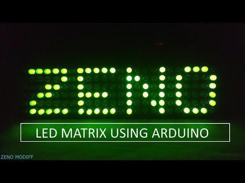 How To Make Led Matrix Using Arduino || Tomson Electronics