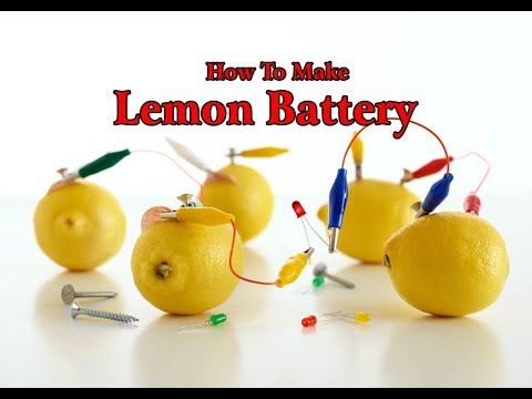 How To Make Lemon Battery