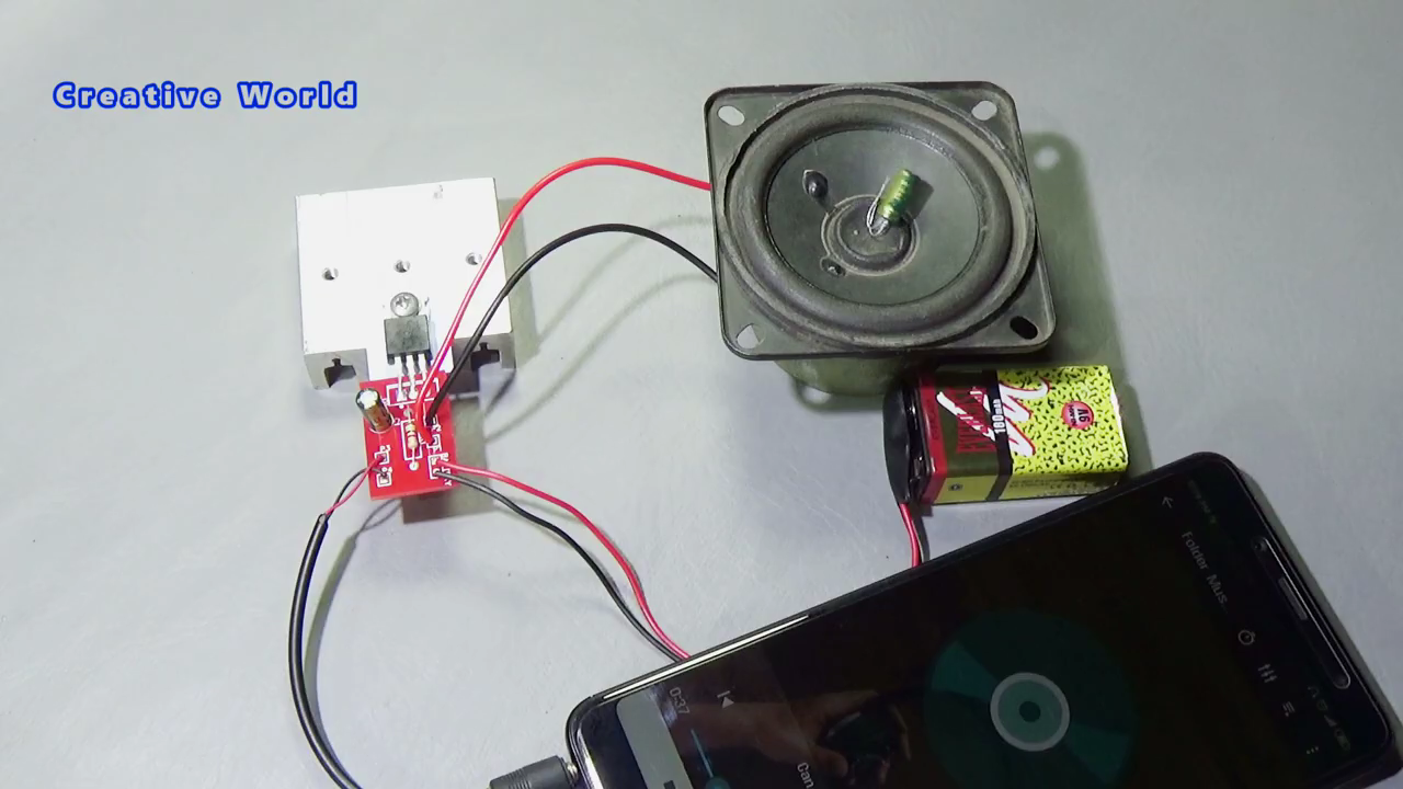 How To Make Mini Audio Amplifier Using One Transistor __ JLCPCB.mp4_000276409.png