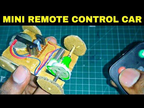 How To Make Mini Remote Control Car | By Using TSOP 1738 IR Reciever