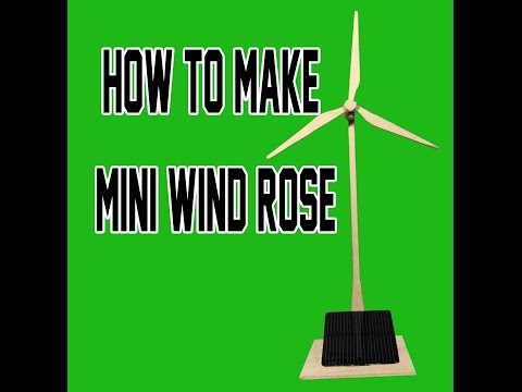 How To Make Mini Solar Wind Turbine