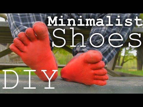 How To Make Minimalist Running/Climbing Shoes At Home