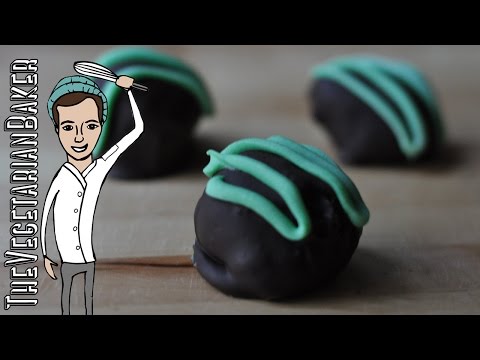 How To Make Mint Oreo Truffles | 3 Ingredient Recipe | TheVegetarianBaker