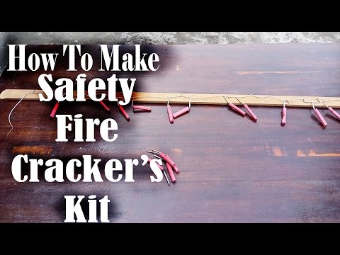 How To Make Safety FireCracker's Kit - DIY #Project 4