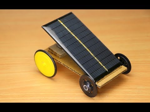 How To Make Solar Car at Home Easy - Science Project Ideas