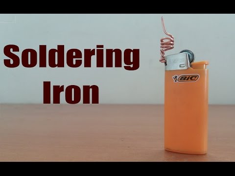 How To Make Soldering Iron with Lighter | DIY