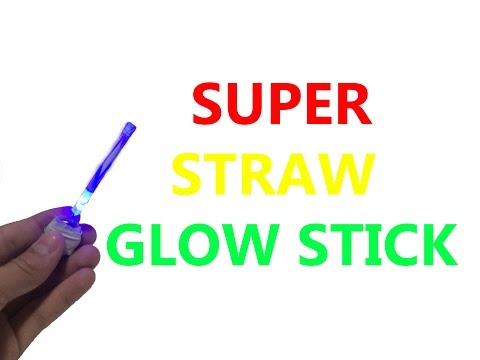 How To Make Straw Glow Stick (DIY Homemade Glow Stick)