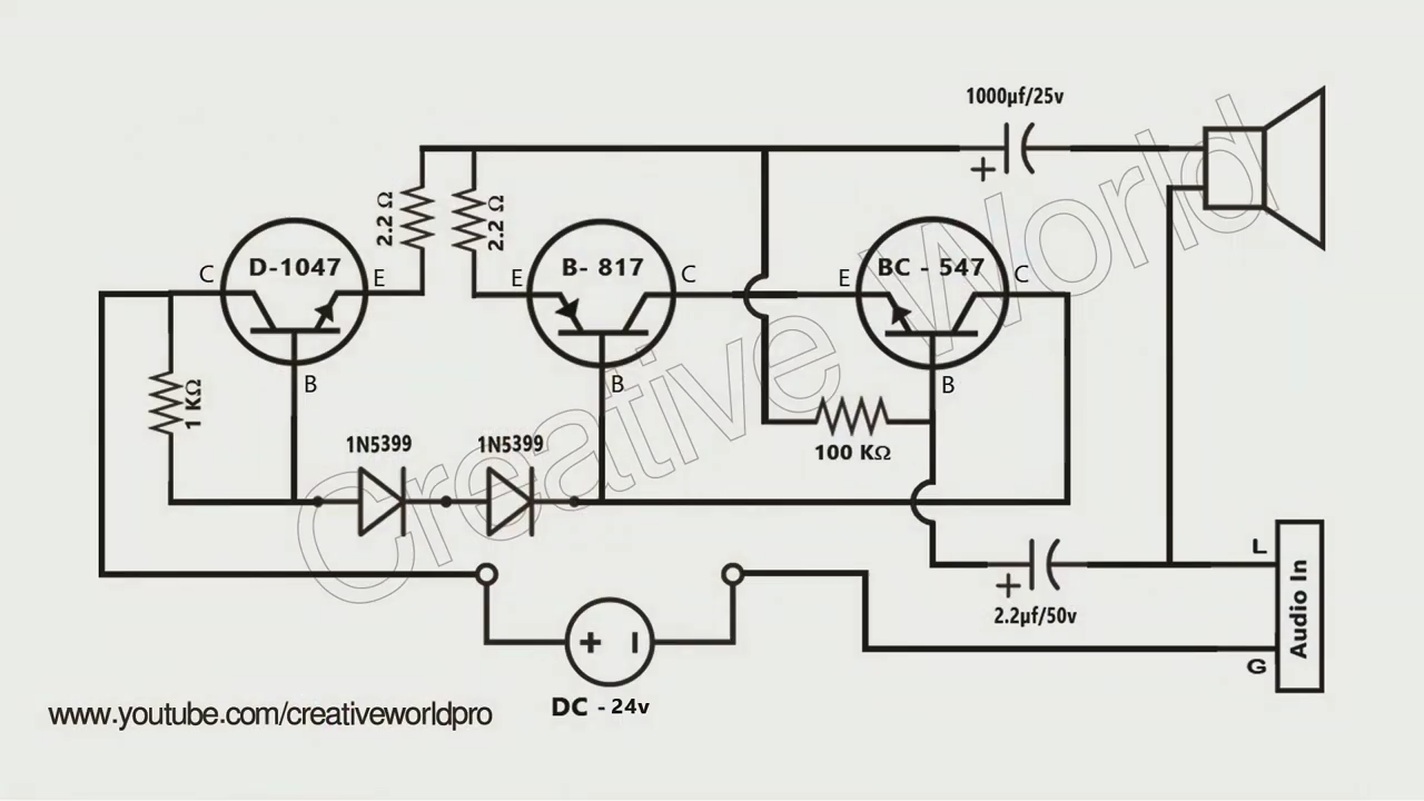 How To Make Superior 24v Amplifier Circuit With Diagram - JLCPCB.mp4_000202040.png