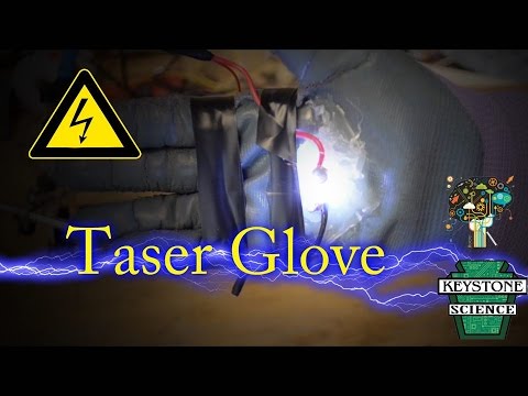 How To Make Taser Glove For Under 5$ ! (DIY Taser Glove)