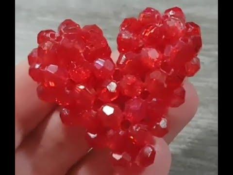 How To Make a 3D Beaded Heart!!