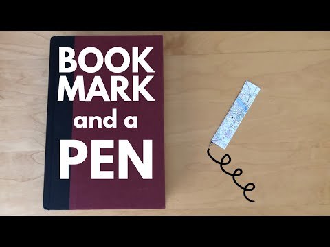 How To Make a Bookmark Pen (This Invention Will Change Your Life)