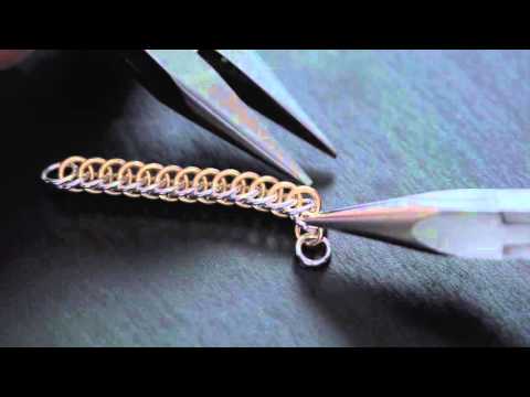 How To Make a Chainmail Bracelet and Matching Earrings