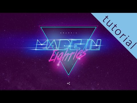 How To Make a Made In 80s Wallpaper - Tutorial | Photoshop CC 2015 - GraphixTV