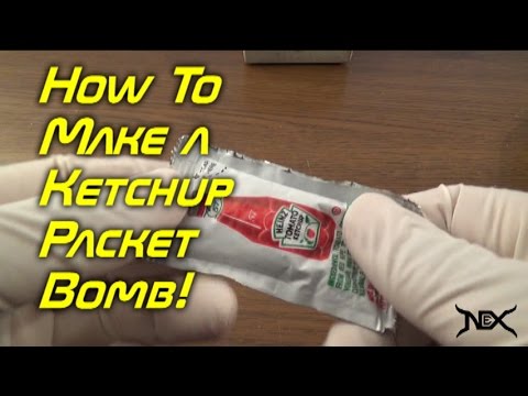 How To Make a Mini Ketchup Bomb (For a Prank)