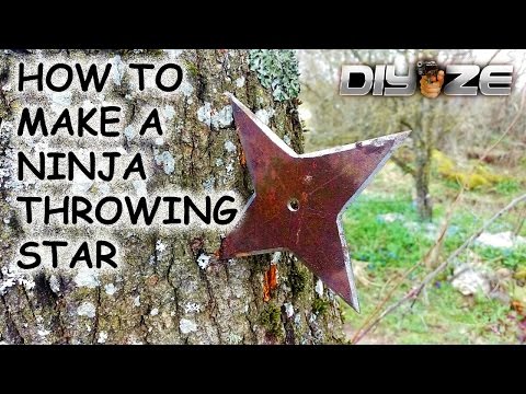 How To Make a Shuriken (Ninja Throwing Star)