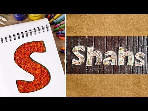 How To Make and Finalize Personalized Name Plates With Beehive Paper Quilling