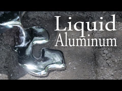 How To Melt Aluminum With A Hole In The Ground