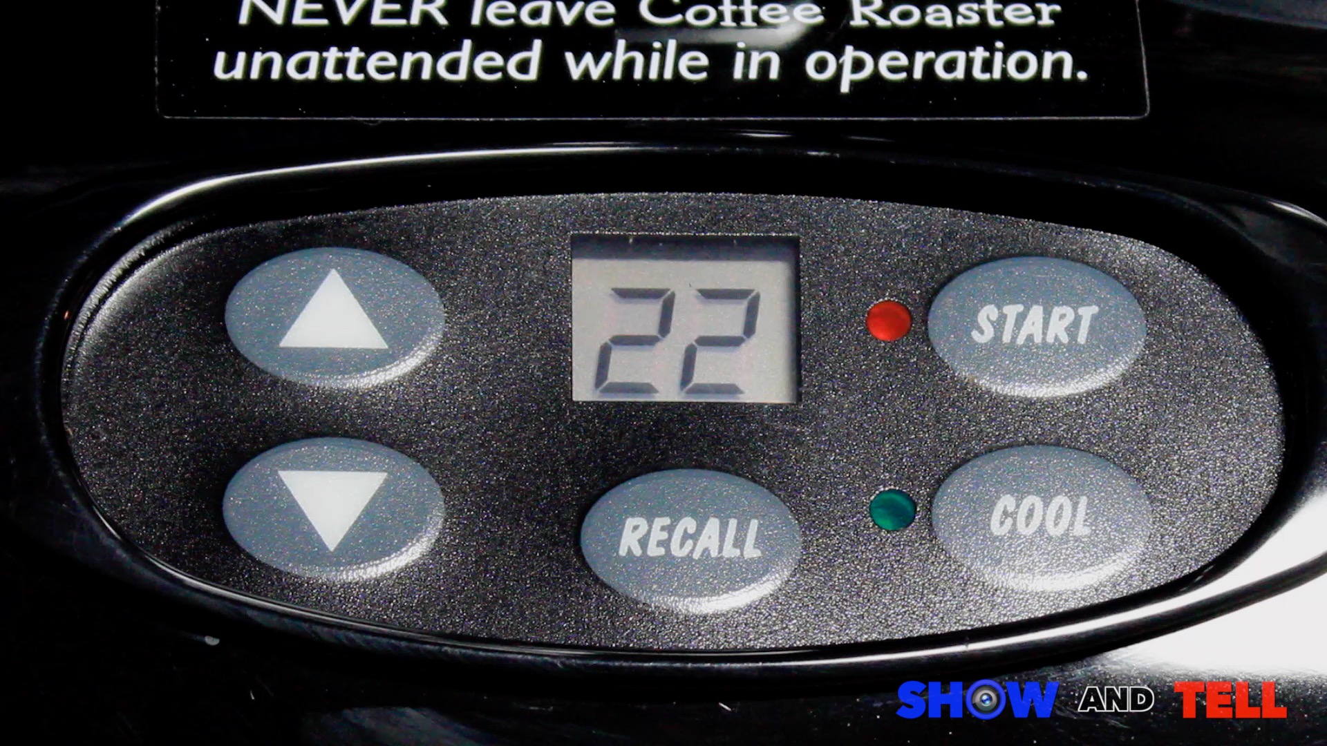 How To Roast Coffee Beans At Home - Nesco Roaster Control Panel Time Settings.jpg