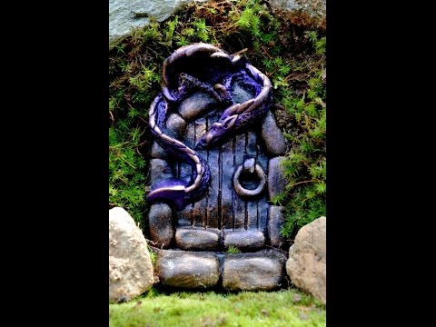 How To Sculpt A Dragon Fairy Door In Polymer Clay