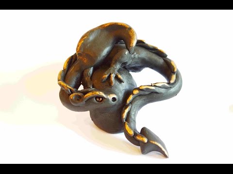 How To Sculpt A Dragon In Polymer Clay