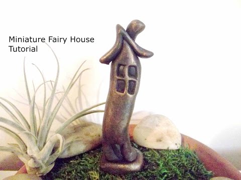 How To Sculpt A Fairy Garden House In Polymer Clay