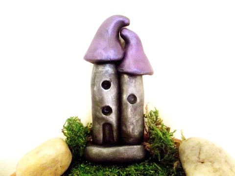 How To Sculpt A Fairy Garden House In Polymer Clay - Design 2