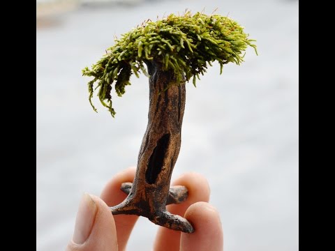 How To Sculpt A Fairy Garden Tree In Clay